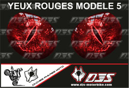 1 jeu de caches phares DJS pour HONDA CBR 1000 RR 2012-2016 microperforés qui laissent passer la lumière - référence : yeux modèle 5-