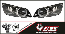 1 jeu de stickers imitation phares DJS pour yamaha r1 2004-2006  a coller sur poly - référence : r1-2004-2006-imitation phare