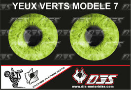 1 jeu de caches phares DJS pour KAWASAKI Z650 NINJA 2017-2019 microperforés qui laissent passer la lumière - référence : yeux modèle 7-