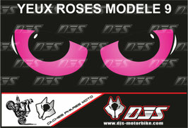 1 cache phare DJS pour SUZUKI GSX-F 1998-2007 microperforé qui laisse passer la lumière - référence : yeux modèle 9-