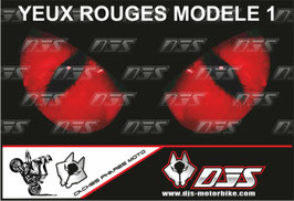 1 cache phare DJS pour YAMAHA YZF 1000 THUNDERACE 1996-2002 microperforé qui laisse passer la lumière - référence : yeux modèle 1-