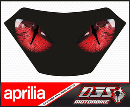 1 cache phare DJS pour APRILIA RSV et TUONO avant 2003 microperforé qui laisse passer la lumière - référence : yeux modèle 20-