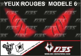 1 jeu de caches phares DJS pour BMW S 1000 RR 2009-2014 microperforés qui laissent passer la lumière - référence : yeux modèle 6-