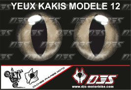 ADHESIFS YEUX DECOUPES A LA FORME DES YEUX  - yeux modèle 012-