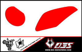 1 jeu de caches phares DJS pour BMW S1000RR microperforés qui laissent passer la lumière - référence : S1000RR-2009-2014-couleur uni