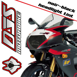 1 jeu de caches phares DJS pour APRILIA RSV 1000 TUONO avant 2003  - référence : APRILIA RSV 1000 TUONO avant 2003-noir-black headlight tint