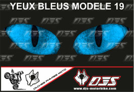 1 jeu de caches phares DJS pour HONDA CBR RR 600-1000 2003-2007 microperforés qui laissent passer la lumière - référence : yeux modèle 19-