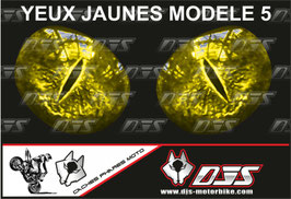 1 cache phare DJS pour SUZUKI GSX-F 1998-2007 microperforé qui laisse passer la lumière - référence : yeux modèle 5-