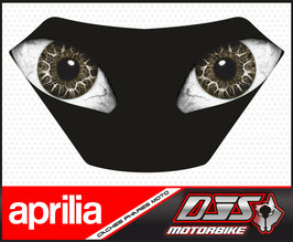 1 cache phare DJS pour APRILIA RSV et TUONO avant 2003 microperforé qui laisse passer la lumière - référence : yeux modèle 18-