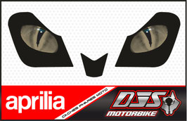 1 jeu de caches phares DJS pour APRILIA TUONO V4-2011-2014 microperforés qui laissent passer la lumière - référence : yeux modèle 16-