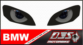 1 jeu de caches phares DJS pour BMW S1000XR 2020-2024 microperforés qui laissent passer la lumière - référence : yeux modèle 10-