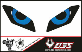 kit 2 caches phares microperforés DJS pour Yamaha MT-09 / MT09 (2017-2020)  - réf yeux 009 -