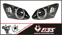 1 jeu de stickers imitation phare DJS pour yamaha r1  a coller sur poly - référence : r1-2007-2008-imitation phare