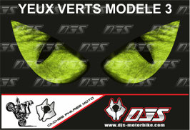 1 jeu de caches phares DJS pour Yamaha r6 de 2003-2005  microperforés qui laissent passer la lumière - référence : Yamaha r6 de 2003-2005 -yeux modèle 3-