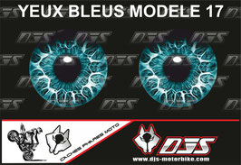 1 jeu de caches phares DJS pour SUZUKI GSX-S 1000 GT 2022-2024 microperforés qui laissent passer la lumière - référence : yeux modèle 17-