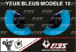 1 cache phare DJS pour SUZUKI GSX-R 1000 2009-2015 microperforé qui laisse passer la lumière - référence : yeux modèle 10-