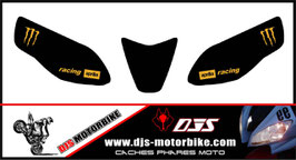 1 jeu de caches phares DJS pour Aprilia rsv4 2009-2013 microperforés qui laissent passer la lumière - référence : rsv4-2009-2013-001