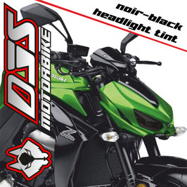 1 jeu de caches phares DJS pour KAWASAKI Z1000 2014-2021 - référence :KAWASAKI Z1000 2014-2021-noir-black headlight tint