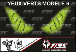 1 jeu de caches phares DJS pour KAWASAKI ER6-F 2009-2011 microperforés qui laissent passer la lumière - référence : KAWASAKI ER6-F 2009-2011-yeux modèle 6-