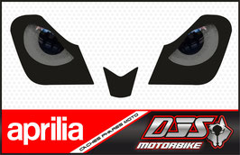 1 jeu de caches phares DJS pour APRILIA TUONO V4-2011-2014 microperforés qui laissent passer la lumière - référence : yeux modèle 10-