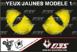 1 jeu de caches phares DJS pour SUZUKI GSX-S 1000 GT 2022-2024 microperforés qui laissent passer la lumière - référence : yeux modèle 1-