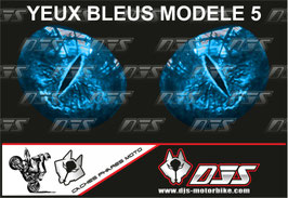 1 cache phare DJS pour SUZUKI GSX-R 1000 2009-2015 microperforé qui laisse passer la lumière - référence : yeux modèle 5-