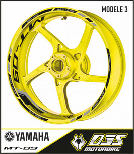 LISERÉS DE JANTES pour YAMAHA MT09 PREMIUM -