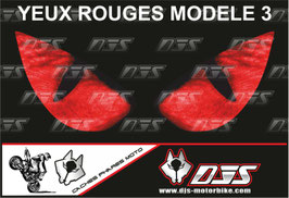 1 jeu de caches phares DJS pour SUZUKI GSX-S 1000 GT 2022-2024 microperforés qui laissent passer la lumière - référence : yeux modèle 3-