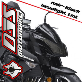 1 jeu de caches phares DJS pour KAWASAKI Z1000 2010-2013 - référence :KAWASAKI Z1000 2010-2013-noir-black headlight tint