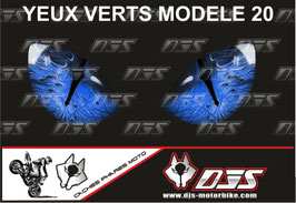 ADHESIFS YEUX DECOUPES A LA FORME DES YEUX  - yeux modèle 020-