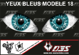 1 cache phare DJS pour Suzuki GSX-R 600-750 2011-2016 microperforé qui laisse passer la lumière - référence : yeux modèle 18-