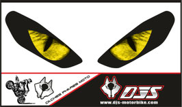 1 jeu de caches phares DJS pour DUCATI MULTISTRADA V4 2020-2024 microperforés qui laissent passer la lumière - référence : yeux modèle 3-