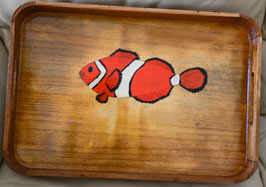 BANDEJA DE MADERA / WOODEN TRAY / HOLZTABLETT
