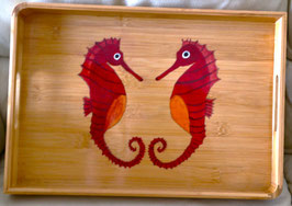 BANDEJA DE MADERA / WOODEN TRAY / HOLZTABLETT