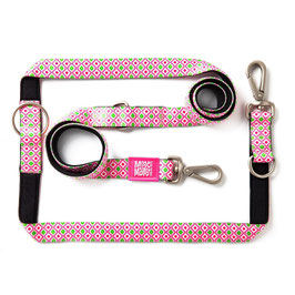 Multi Function Leash - Retro Pink