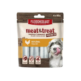 Fleischeslust meat&treat pockets 4x40g Geflügel