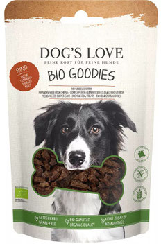 DOG´S LOVE GOODIES - Bio Rind Snacks - getreidefrei