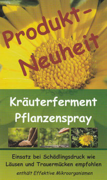 Kräuterferment Pflanzenspray