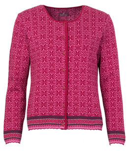 Heidekönigin Strickjacke Trikaro - sangria