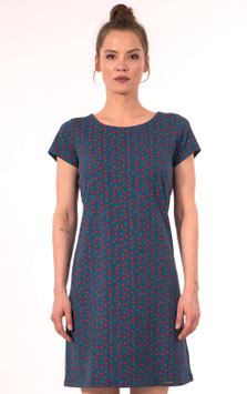 KLEID DELBAR - blau mit Blümchen