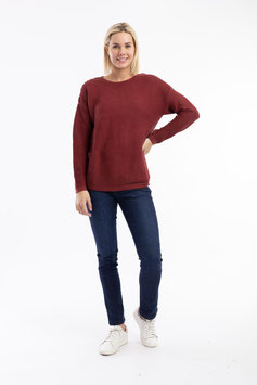 Escape  Alpaca Pullover - rust