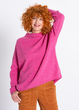 Heidekönigin  100 % Schurwolle Pullover - pink