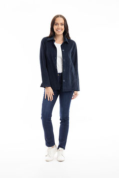 Orientique  Cord Jacke lang - navy