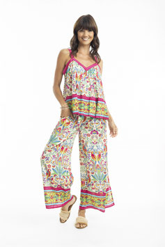 ORIENTIQUE  Blumen Hose