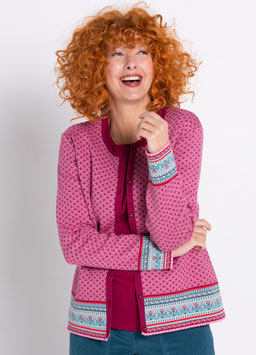 Heidekönigin  Strickjacke Leja - rose