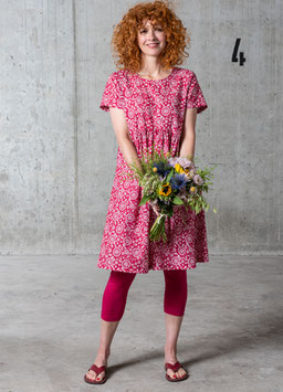 Kleid Kurzarm Sorbia - kirsche