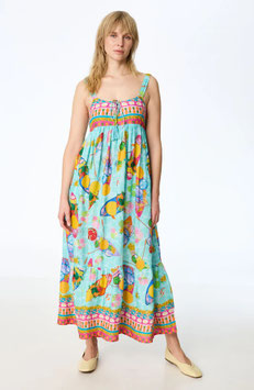 Himalaya Trägerkleid aus Modal mit verspieltem Print-Mix