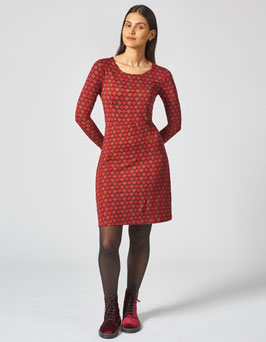 EcoVero Kleid aus Jersey  - Merle langarm desert night