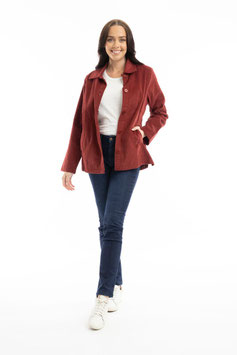 Orientique  Cord Jacke lang - rost