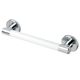 Prestigio "Slot-In Flange" Straight Grab Bar (Available in 7 different sizes and 4 different center finishes)